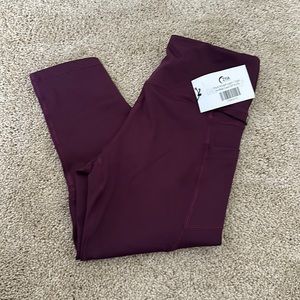 ZYIA Plum Pocket Light N Tight Hi Rise Capri 20”